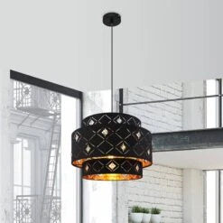 Suspension Abbey II -Globo Lighting 1000254057 210322 09174800071 MOOD DETAILS P000000001000254057 mood