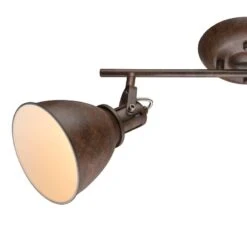 Plafonnier Strahler I -Globo Lighting deckenstrahler strahler aluminium nickel 2 flammig 2 4505812