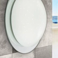 Plafonnier LED Step Up -Globo Lighting led deckenleuchte step up acrylglas spiegelglas 1 flammig 30 4551664