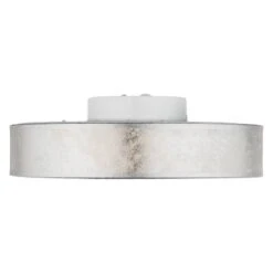 Plafonnier LED Ted -Globo Lighting led deckenleuchte ted acryl satiniert nickel 1 flammig 4505560