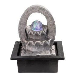 Fontaine Décorative LED Alberto II 7 Fontaine Décorative LED Alberto II -Globo Lighting led tischleuchte alberto ii kunststoff 4 flammig 4741352