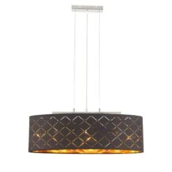 Suspension Clarke II 8 Suspension Clarke II -Globo Lighting pendelleuchte clarke ii webstoff aluminium 3 flammig 4740684