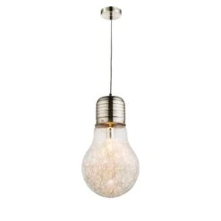 Suspension Levin -Globo Lighting pendelleuchte levin glas metall 1 flammig 4740480