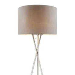 Lampadaire Paco II -Globo Lighting stehleuchte paco i acryl satiniert nickel 1 flammig 4505404